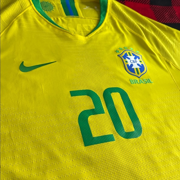 Brazil 🇧🇷 #20 Roberto Firmino 2018-19 Nike Home Vaporknit Player Edition Jersey - Picture 5 of 11